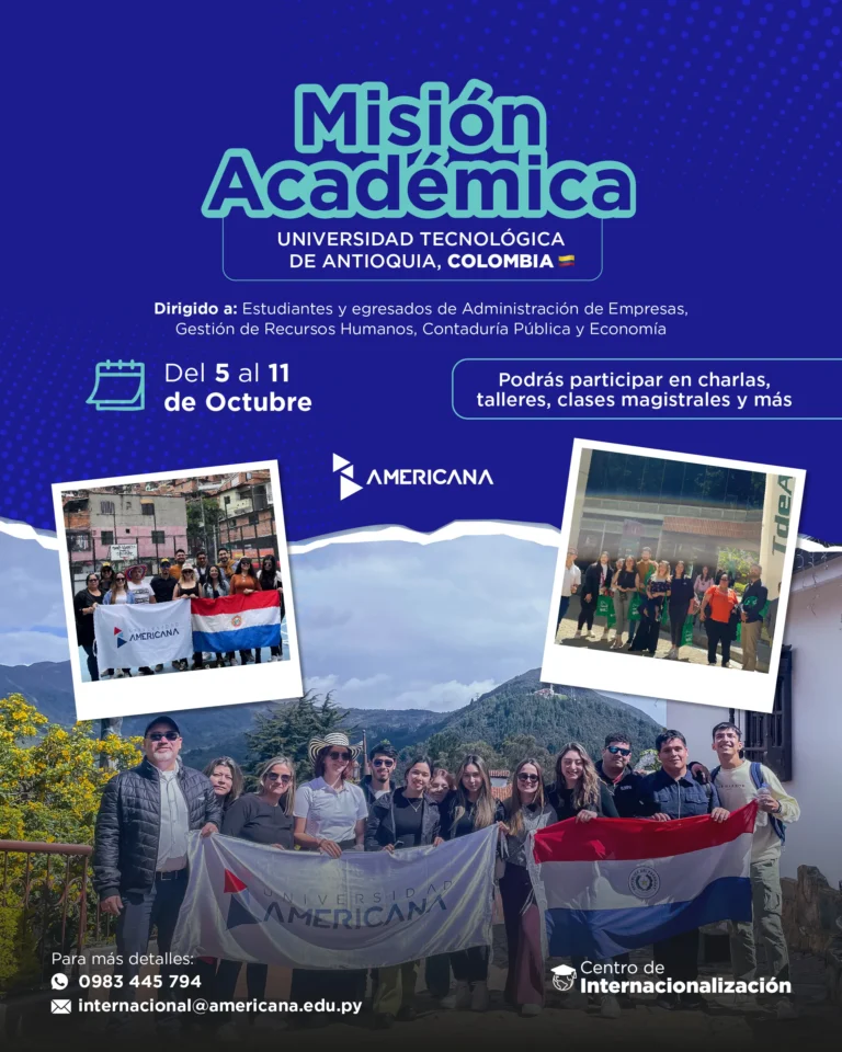 Mision academica Colombia 5 al 1 oct 2025 flyer